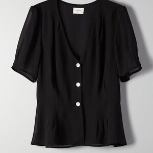 Aritzia Wilfred Button Blouse